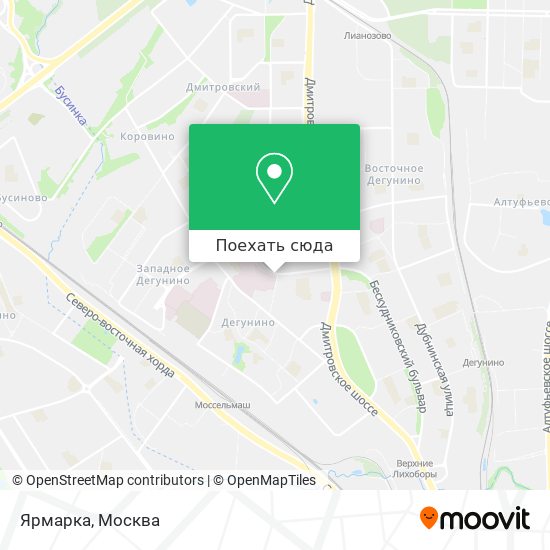 Карта Ярмарка