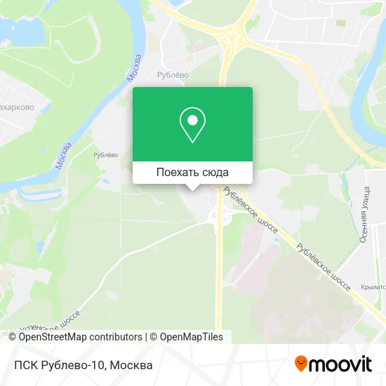 Карта ПСК Рублево-10