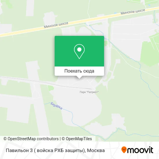 Карта Павильон 3 ( войска РХБ защиты)