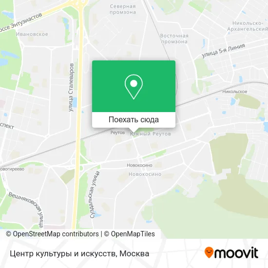 Карта Центр культуры и искусств