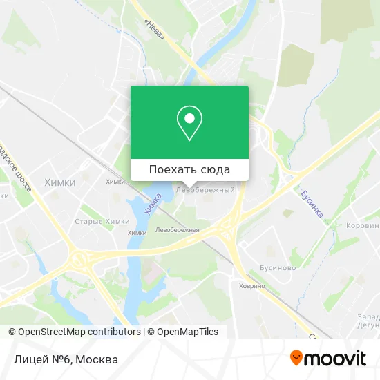 Карта Лицей №6