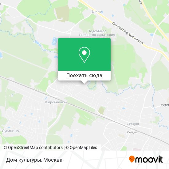 Карта Дом культуры