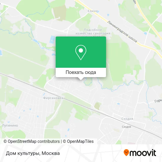 Карта Дом культуры