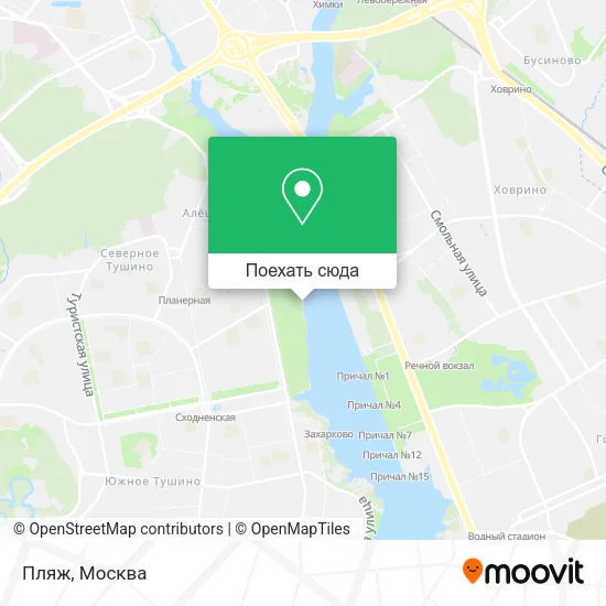Карта Пляж
