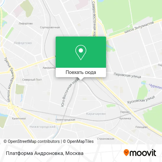 Карта Платформа Андроновка
