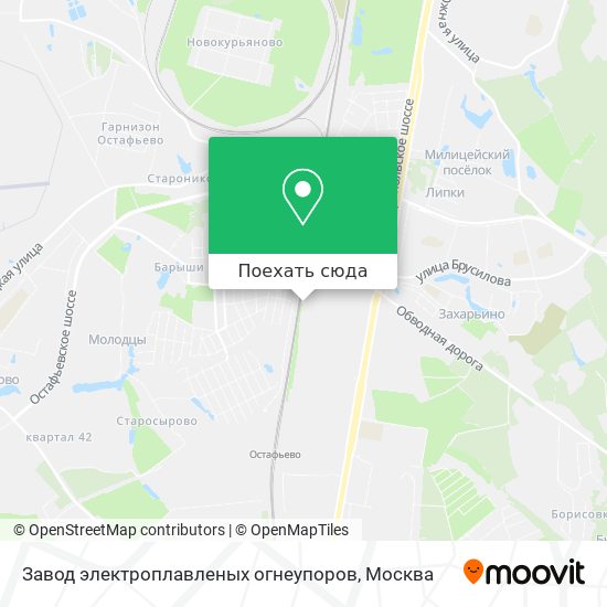 Карта Завод электроплавленых огнеупоров