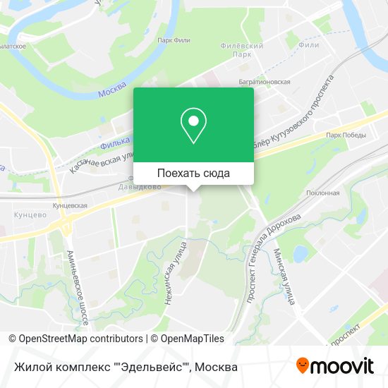 Карта Жилой комплекс ""Эдельвейс""