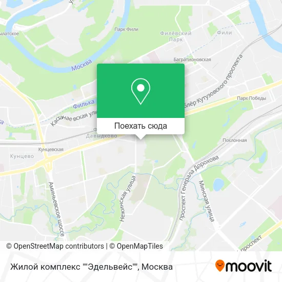 Карта Жилой комплекс ""Эдельвейс""