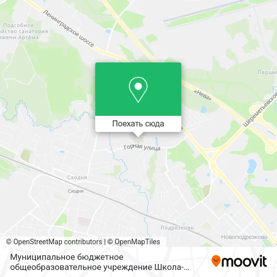 Карта Муниципальное бюджетное общеобразовательное учреждение Школа-интернат ""Кадетский корпус""