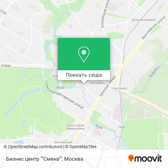 Карта Бизнес центр ""Смена""