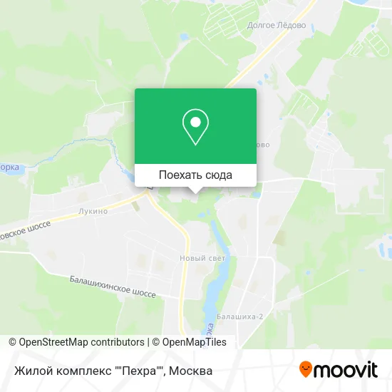 Карта Жилой комплекс ""Пехра""