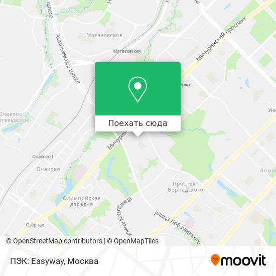 Карта ПЭК: Easyway