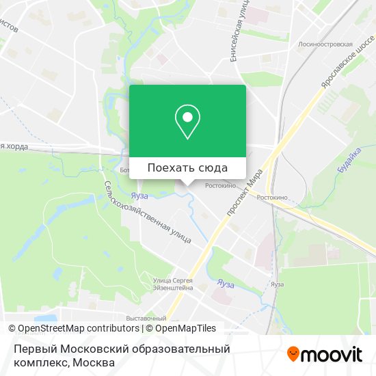 Карта москвы ул сельскохозяйственная 17