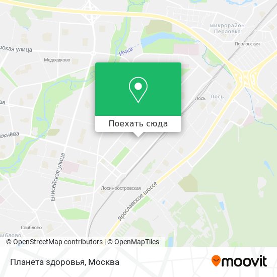 Карта Планета здоровья