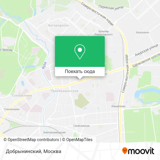 Карта Добрынинский