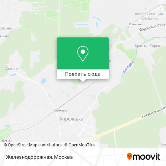 Карта Железнодорожная