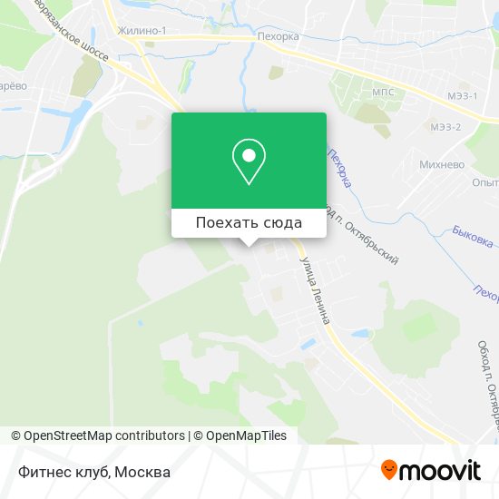 Карта Фитнес клуб