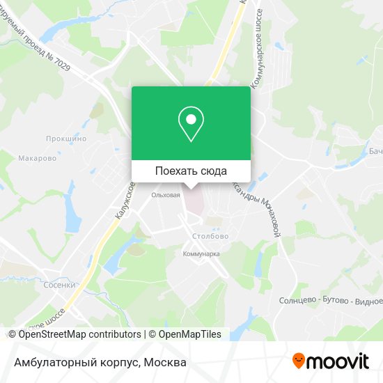 Карта Амбулаторный корпус