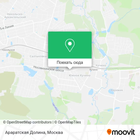 Карта Араратская Долина