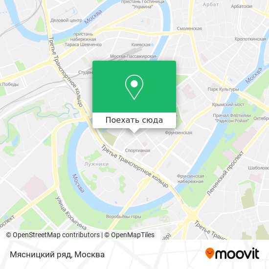 Карта Мясницкий ряд