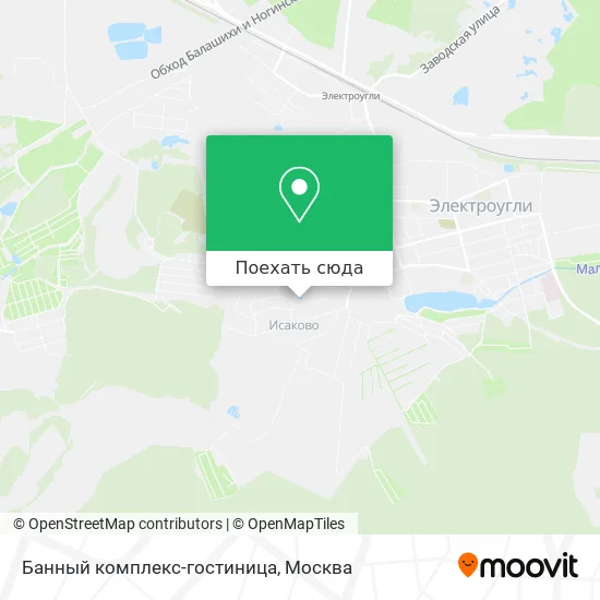 Карта Банный комплекс-гостиница