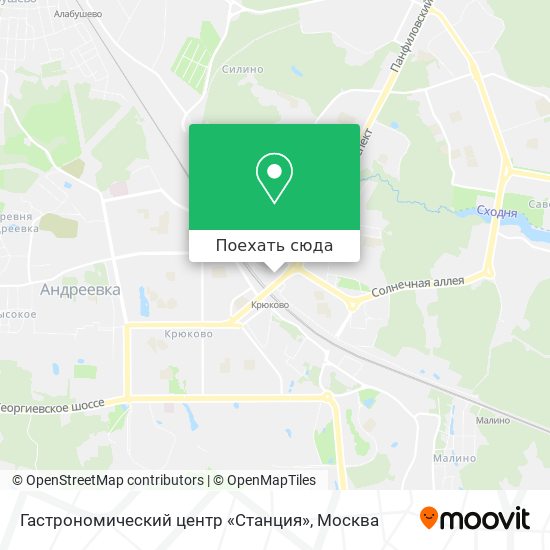 Карта Гастрономический центр «Станция»
