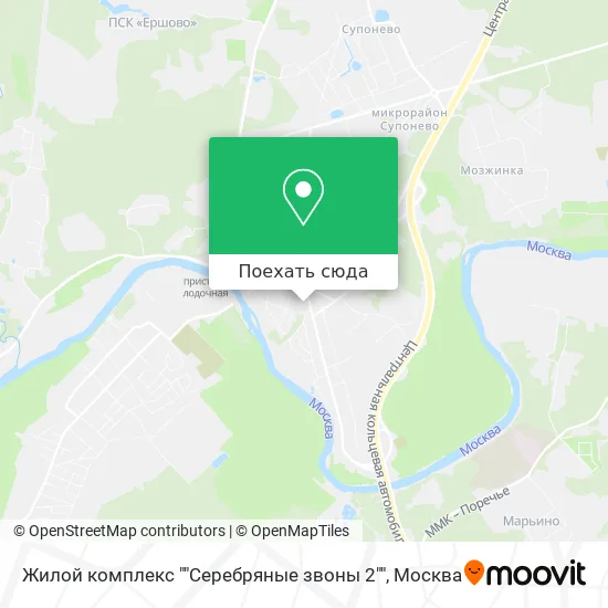 Карта Жилой комплекс ""Серебряные звоны 2""