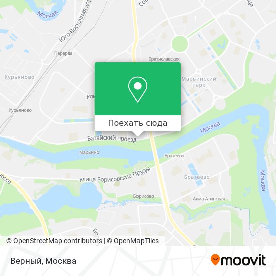 Карта Верный