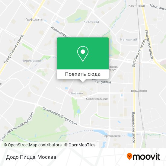 Карта Додо Пицца