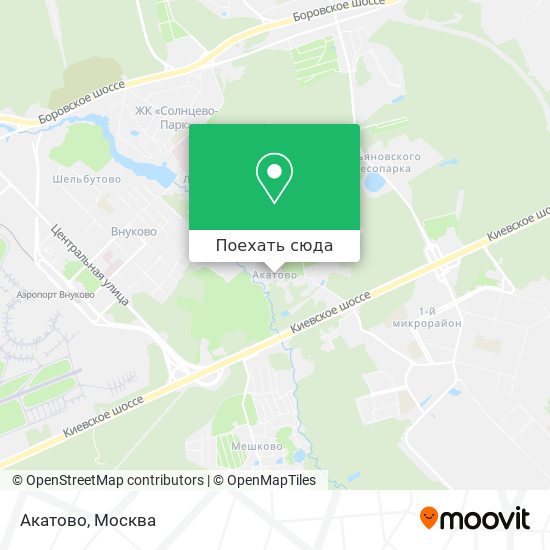 Карта Акатово
