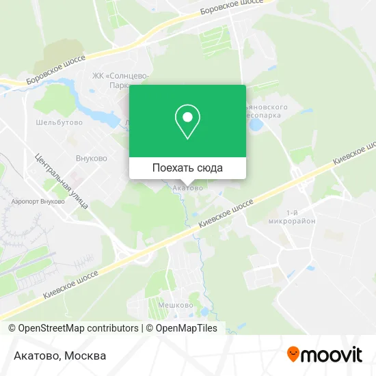 Карта Акатово
