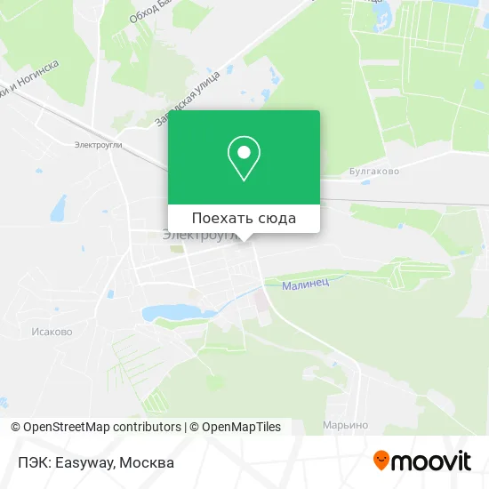 Карта ПЭК: Easyway