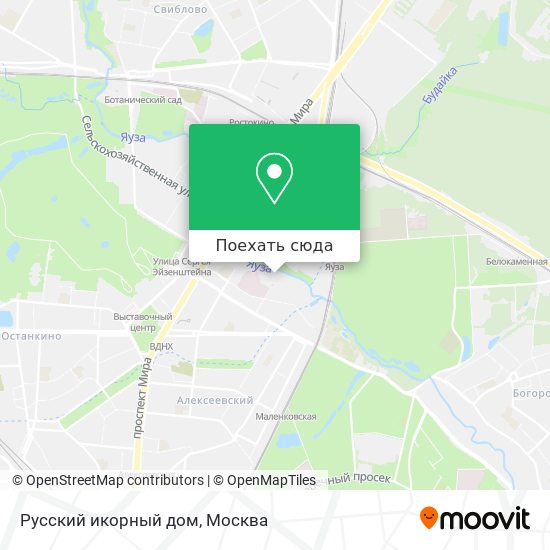 Карта Русский икорный дом