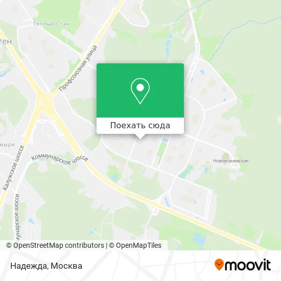 Карта Надежда