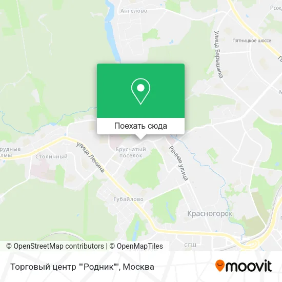 Карта Торговый центр ""Родник""