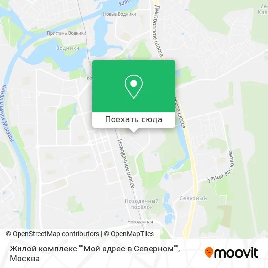 Карта Жилой комплекс ""Мой адрес в Северном""