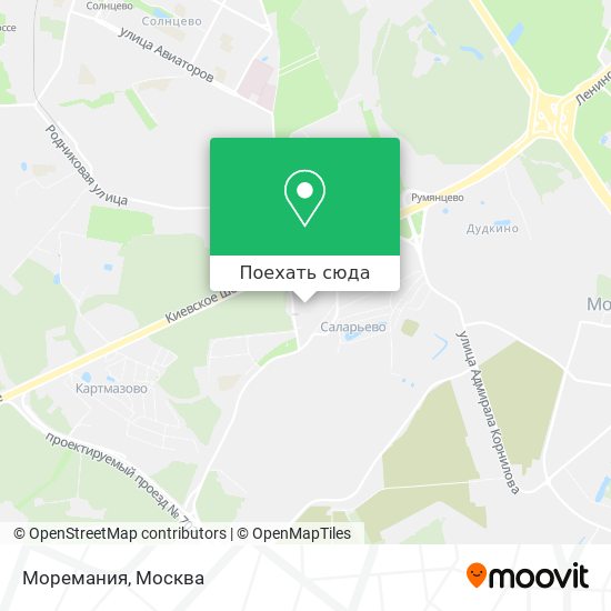 Карта Моремания