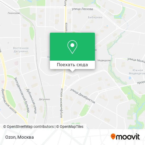 Карта Ozon