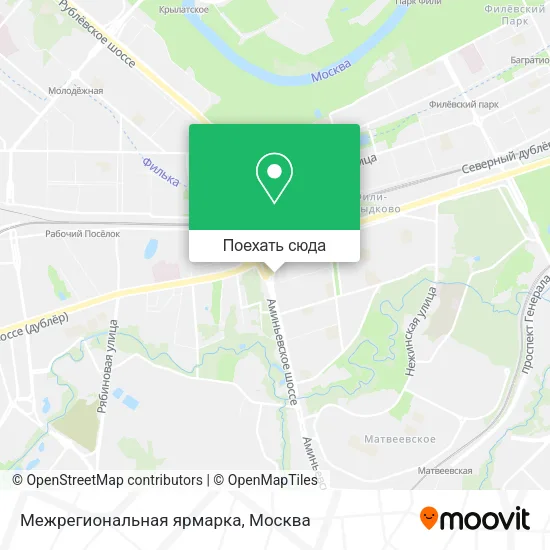 Карта Межрегиональная ярмарка