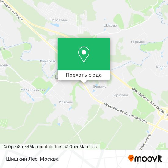 Карта Шишкин Лес