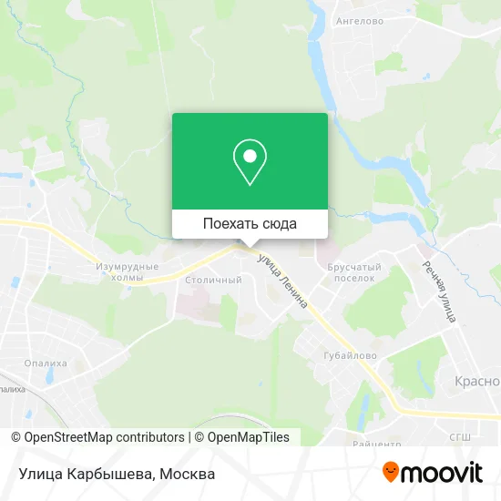 Карта Улица Карбышева