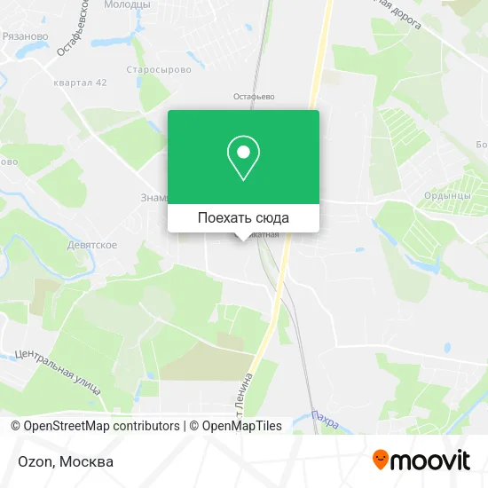 Карта Ozon