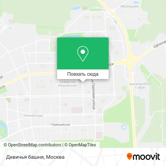 Карта Девичья башня