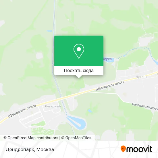 Карта Дендропарк