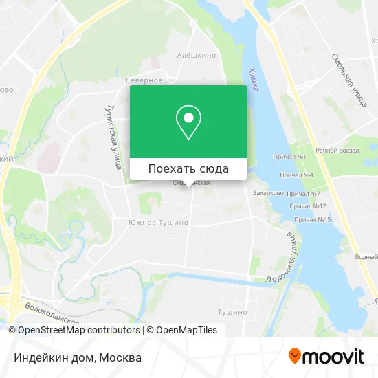 Карта Индейкин дом