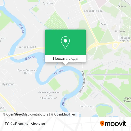 Карта ГСК «Волна»