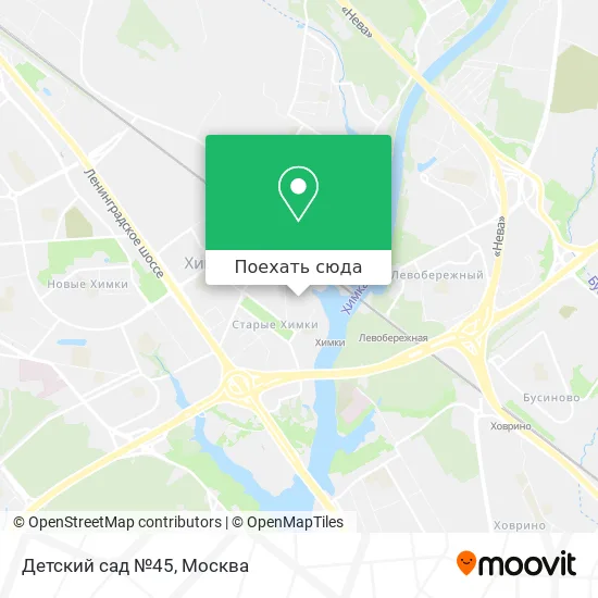 Карта Детский сад №45