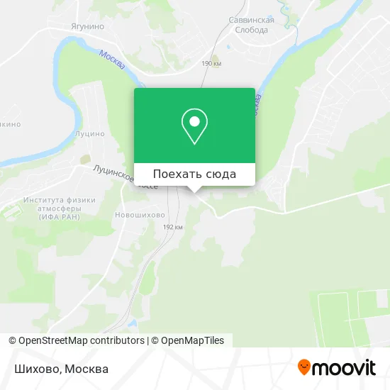 Карта Шихово