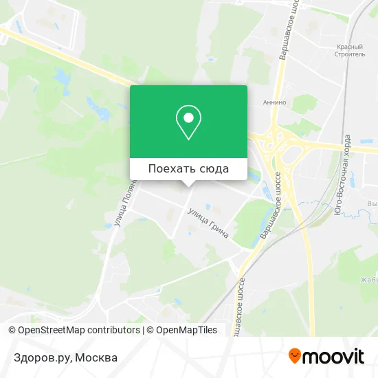 Карта Здоров.ру