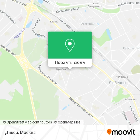 Карта Дикси